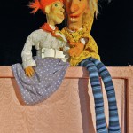 Kasper und Gretel auf der Bühne